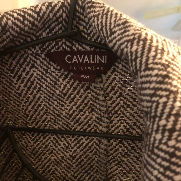 🌺🌺 SOLD ** 🌺🌺🌺. Pea coat 🧥 gray ! CAVALINI - Picture 3 of 8